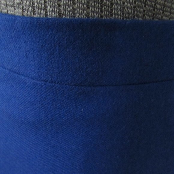 J. CREW Solid Purple Wool Pencil Skirt - Picture 2 of 5